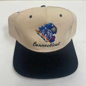 Vintage Connecticut SnapBack Hat 90s